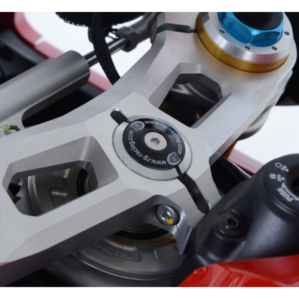 R&G Top Yoke Cap for Ducati Panigale V4, V4S, V4 Speciale '18, Streetfighter V4 (S) '20- & Ducati Streetfighter V2 '22-
